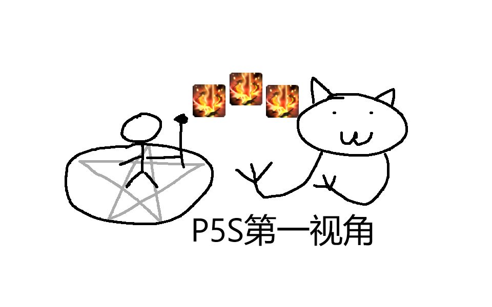 【FF14】P5S黑魔第一视角易上手轴LOGS99网络游戏热门视频