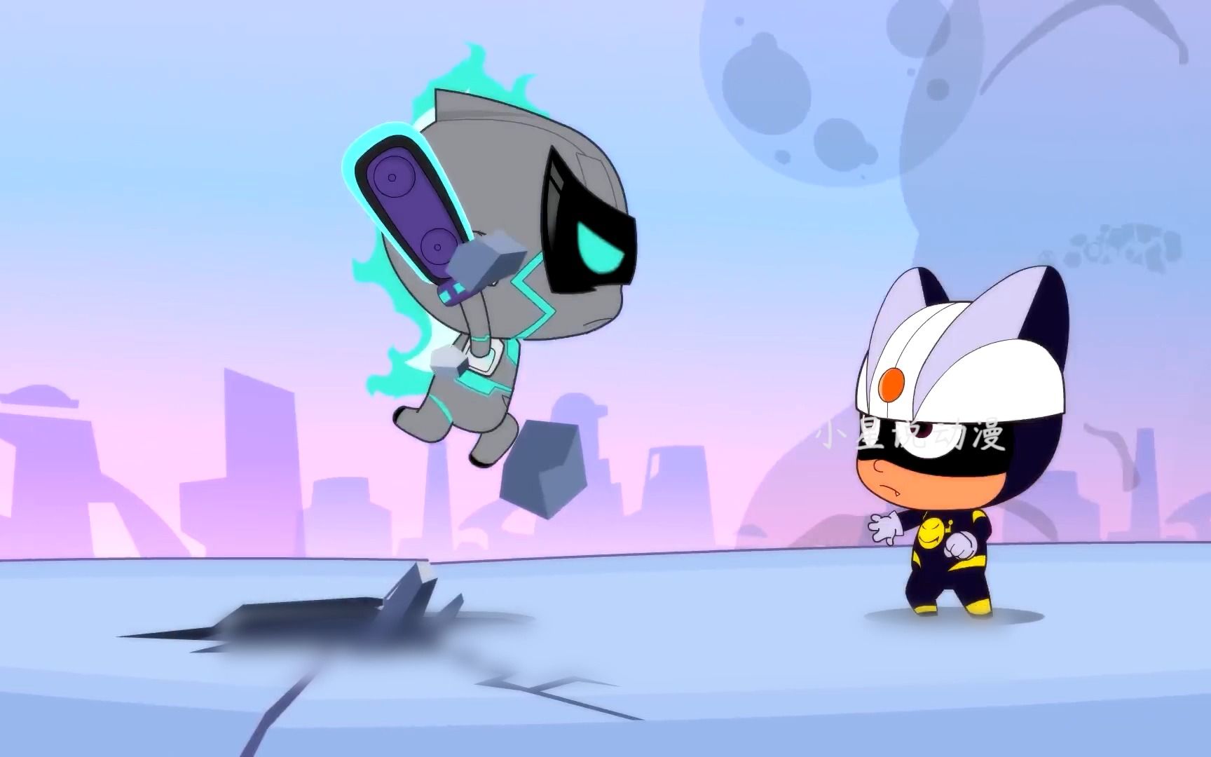 灰心司令派伽罗袭击星星球,但伽罗对小心超人心软了,两次任务失败!