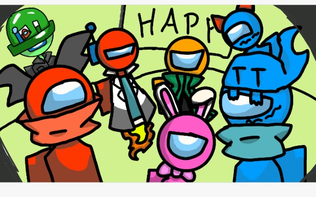 【among us/超渣绘】系列的大合照!