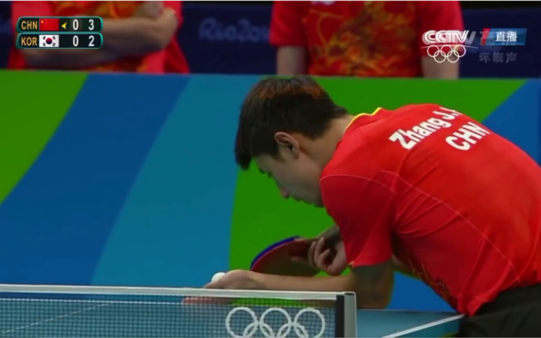 张继科vs郑荣植2016里约highlights