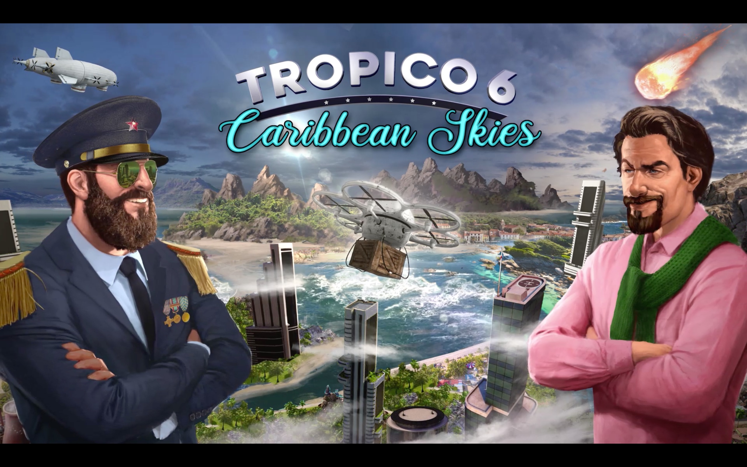 [图]【中字】《海岛大亨6》（Tropico 6）新DLC「加勒比海的天空」（Caribbean Skies）现已推出！