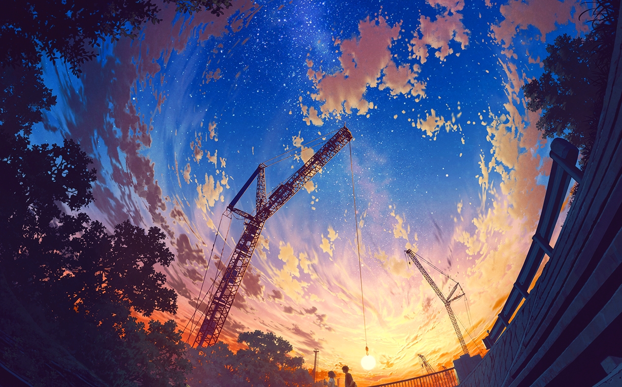 来自动漫的夕阳