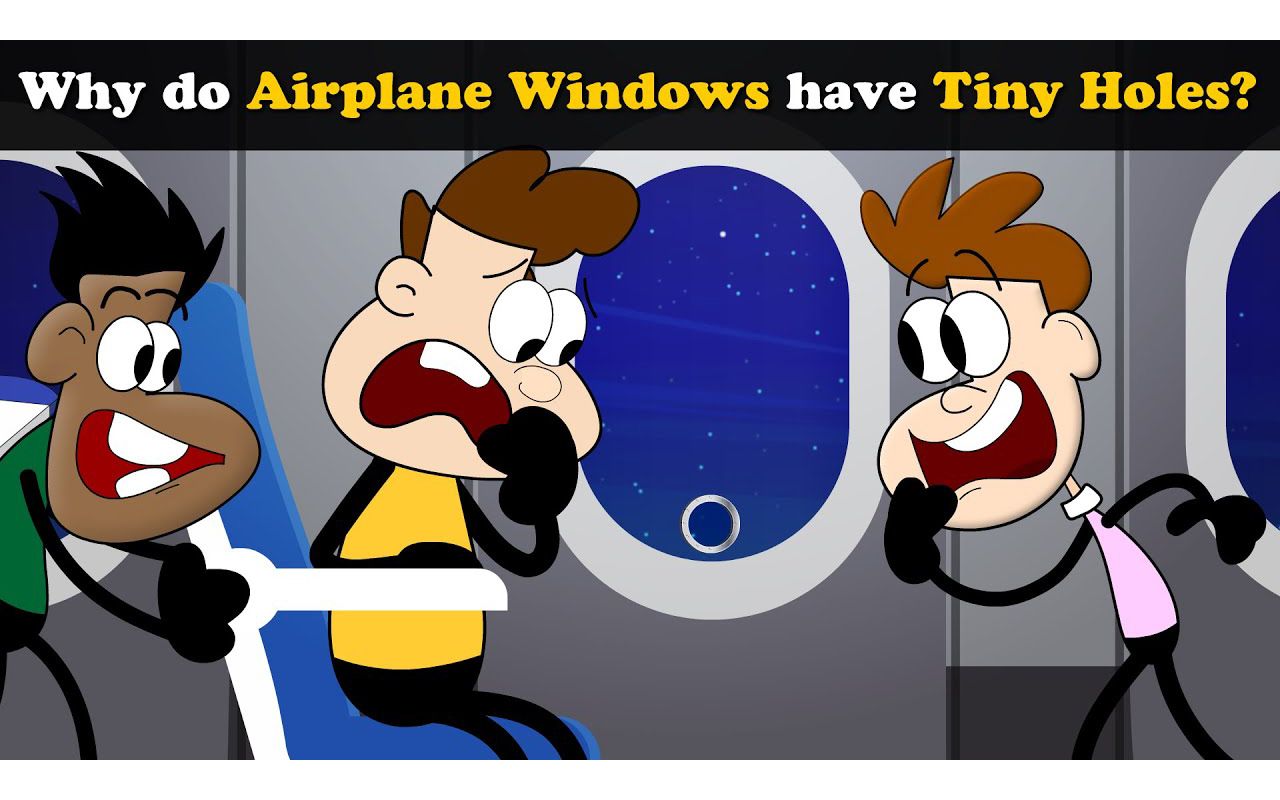 [图]Why do Airplane Windows have Tiny Holes？