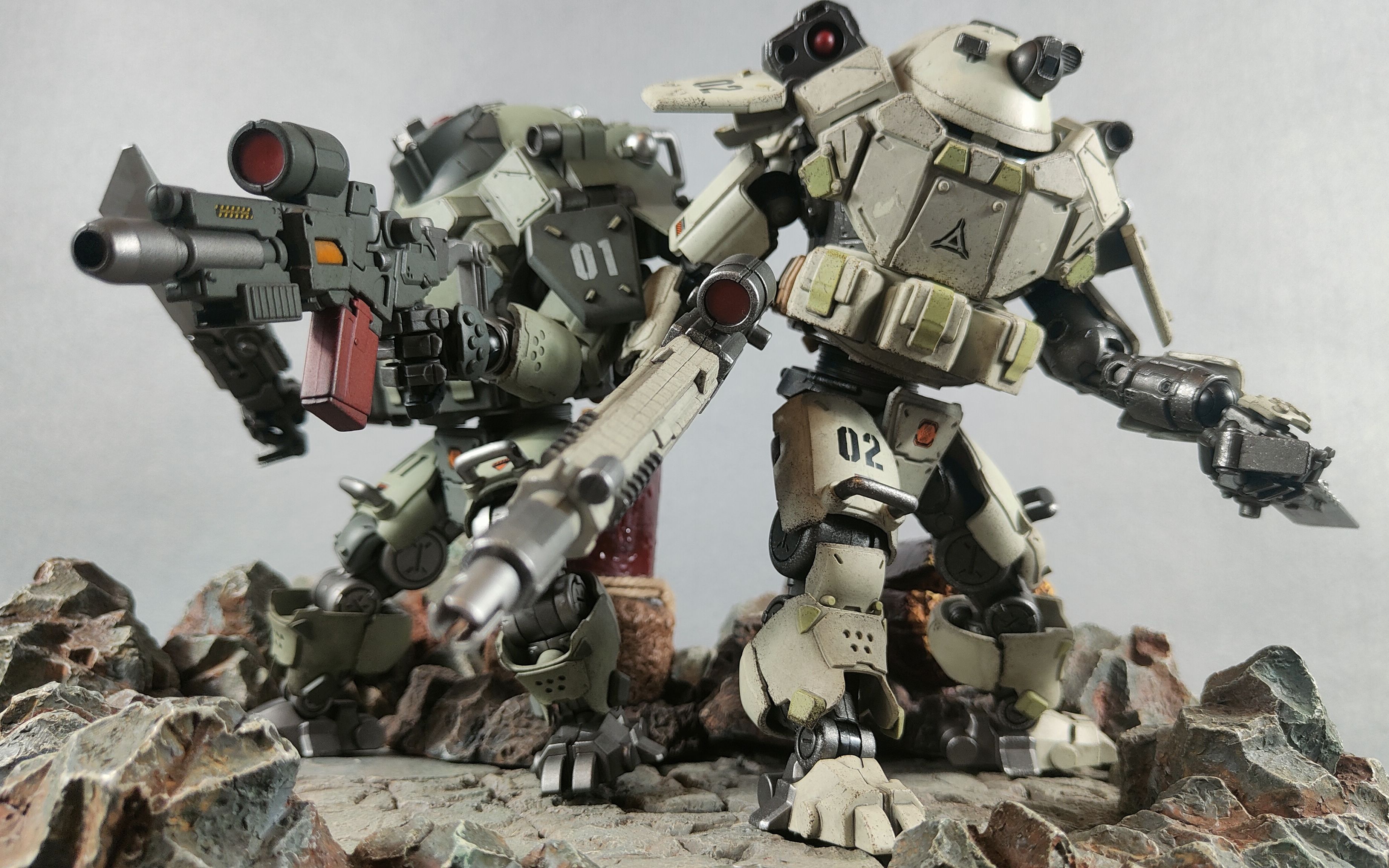 活动作品joytoy暗源铁骸01突击型机甲02战术型机甲