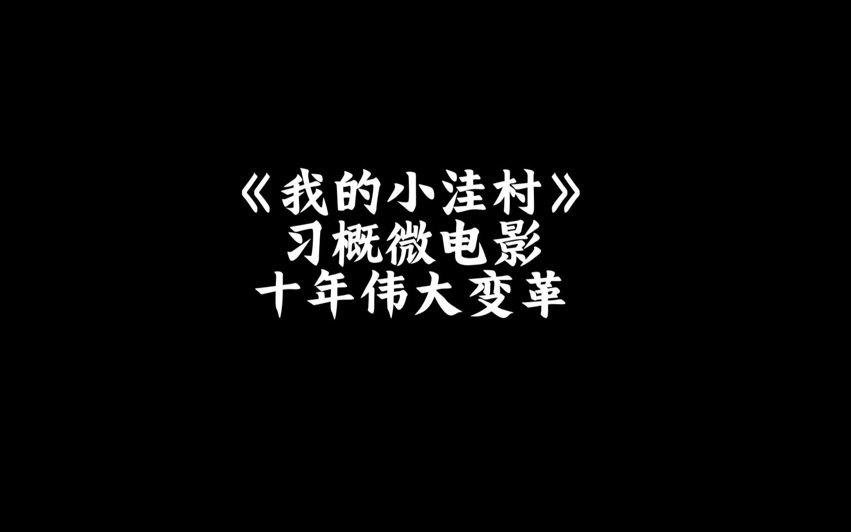 [图]微电影《我的小洼村》新时代十年伟大变革