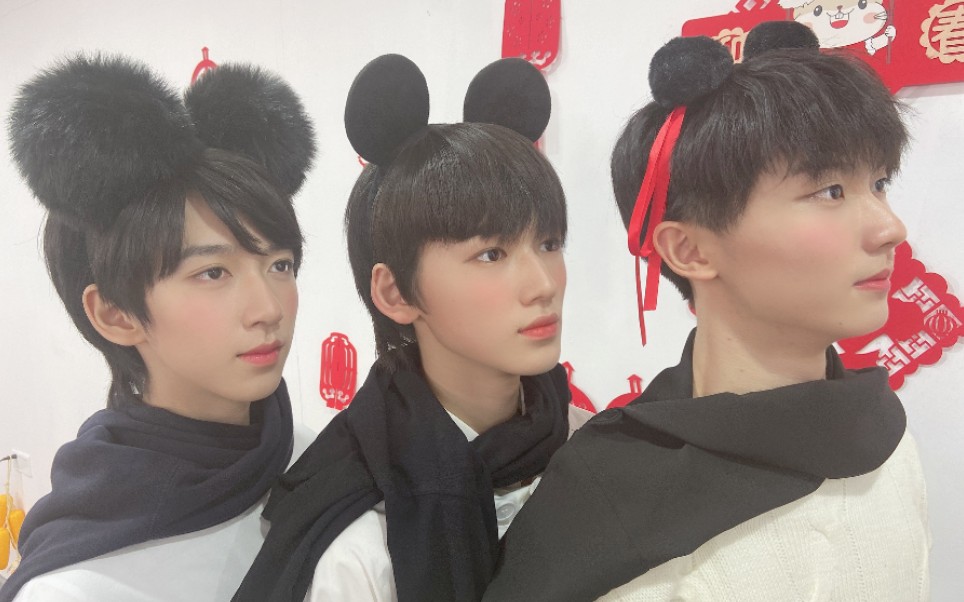 tnttf家族小马哥带着二团孩子们去拜年