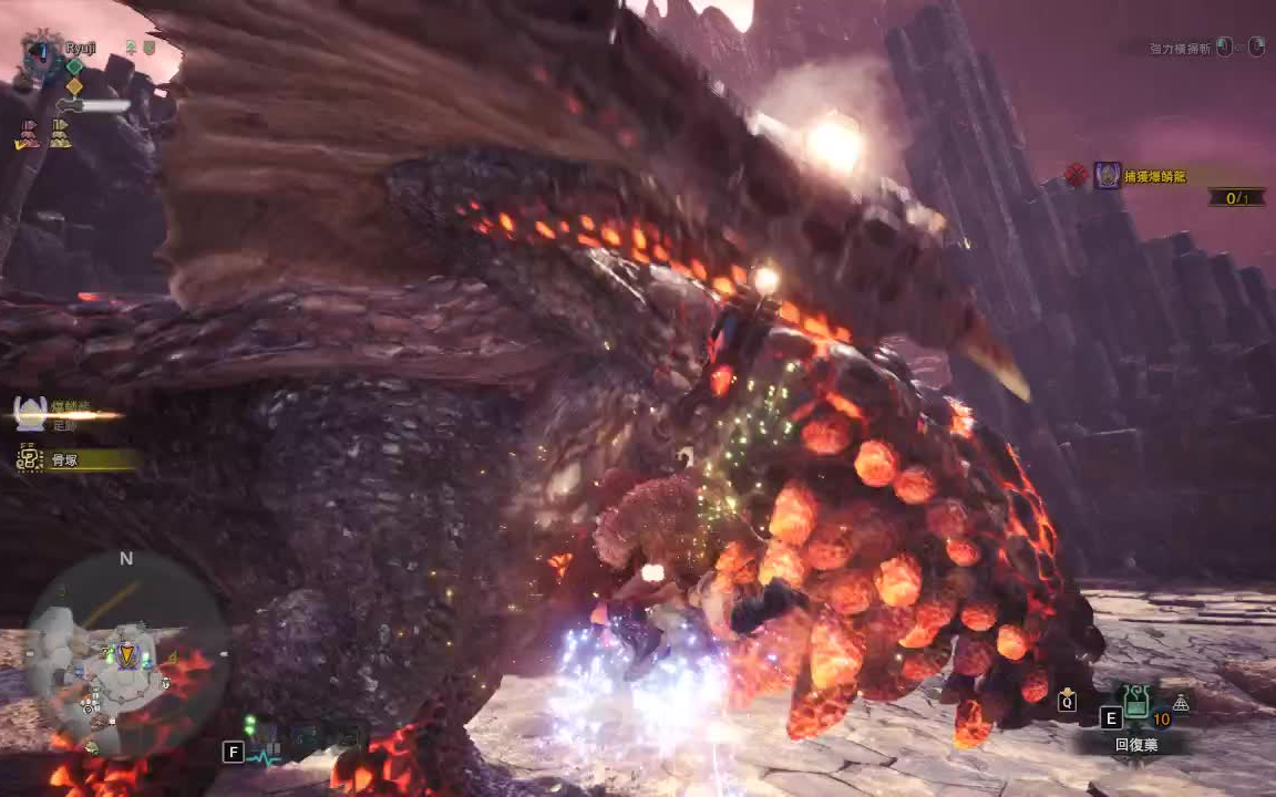 mhw大剑vs厉战爆鳞龙捕获任务