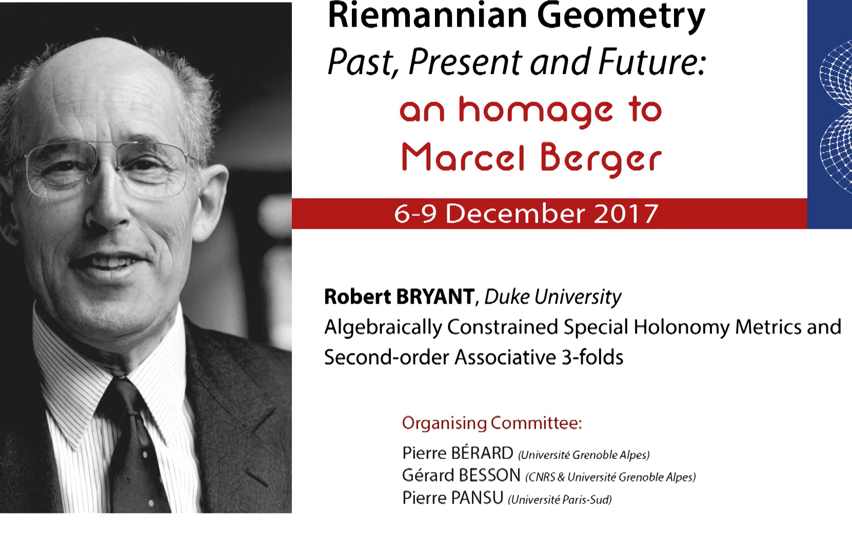 [图]黎曼几何的过去、现在与未来：向Marcel Berger致敬(Riemannian Geometry Past, Present and Future)