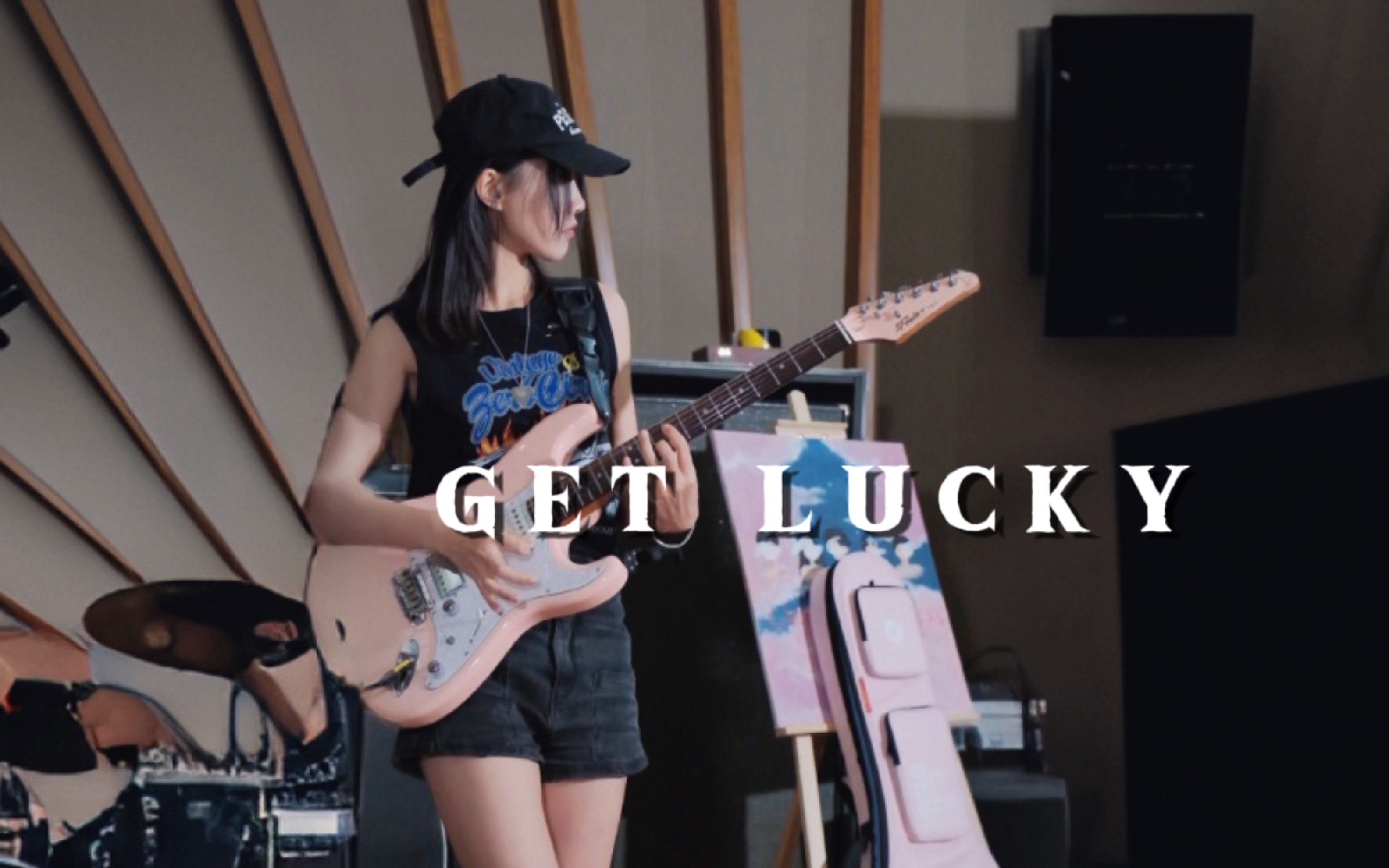 [图]【电吉他】排练房的蠢朋克 get lucky funk！