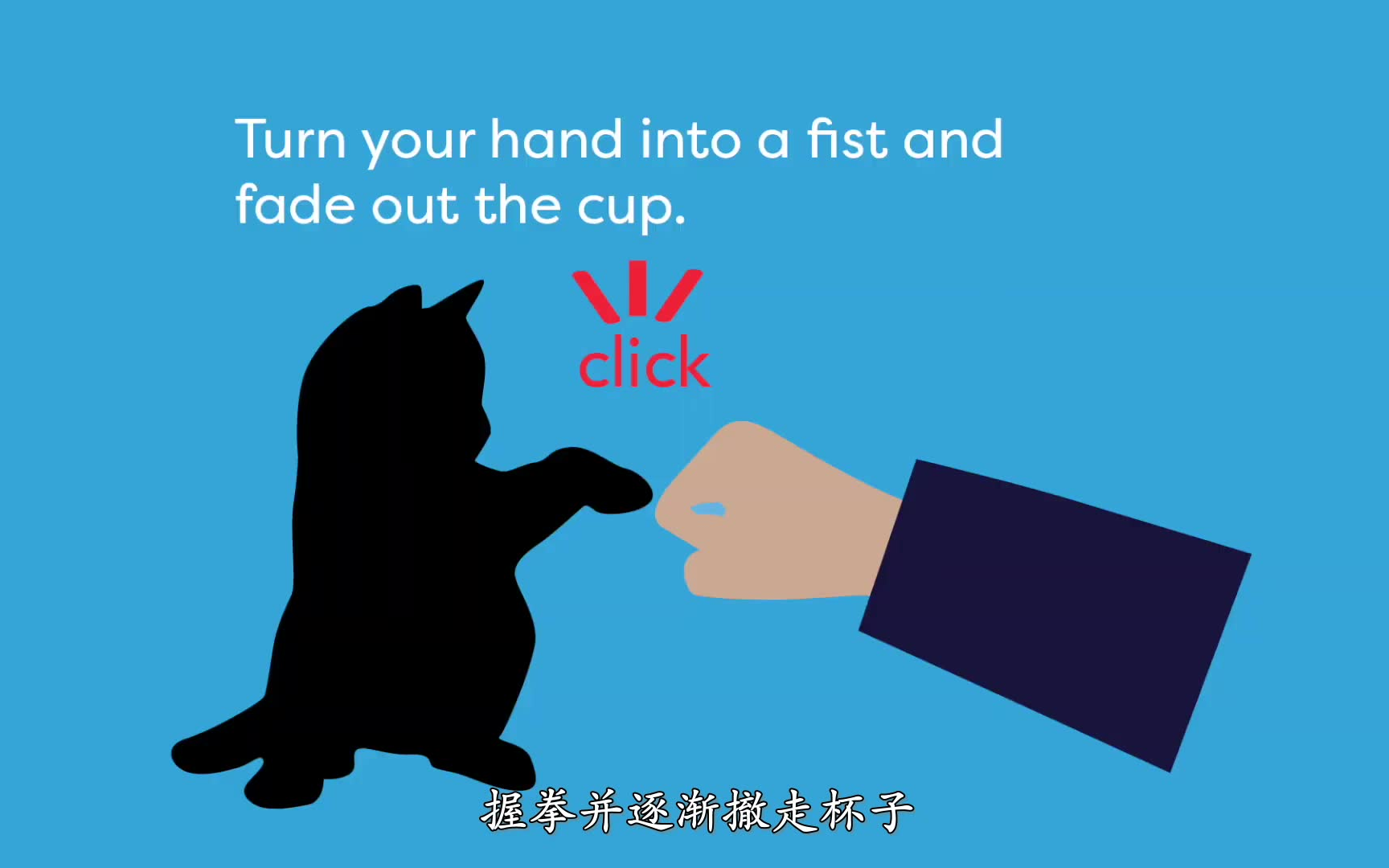 [图]【Cat School】三个击掌训练，教会猫咪主动把毛爪爪放到你手上！——响片训练第五集