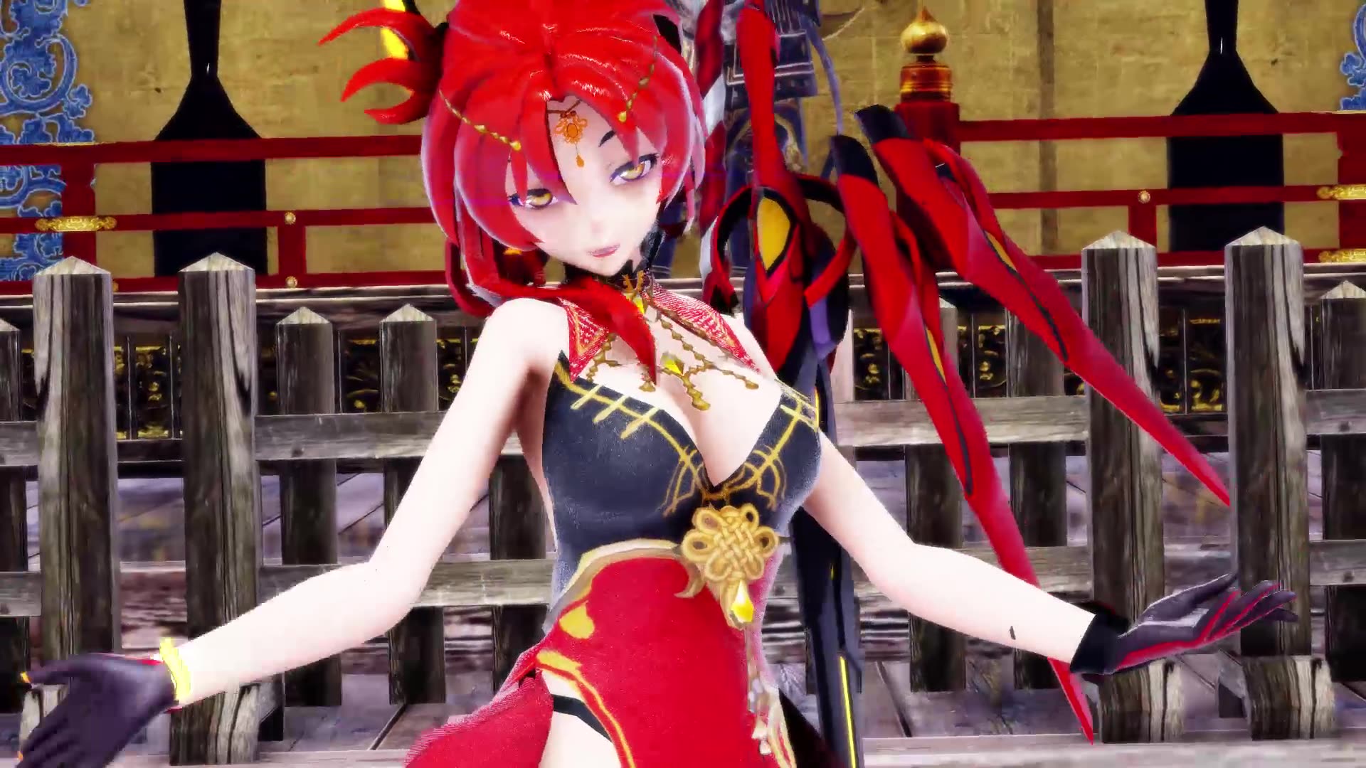 【mmd/东京不夜城】tokio funka 【旗袍姬子】_哔哩哔哩 (゜-゜)つロ