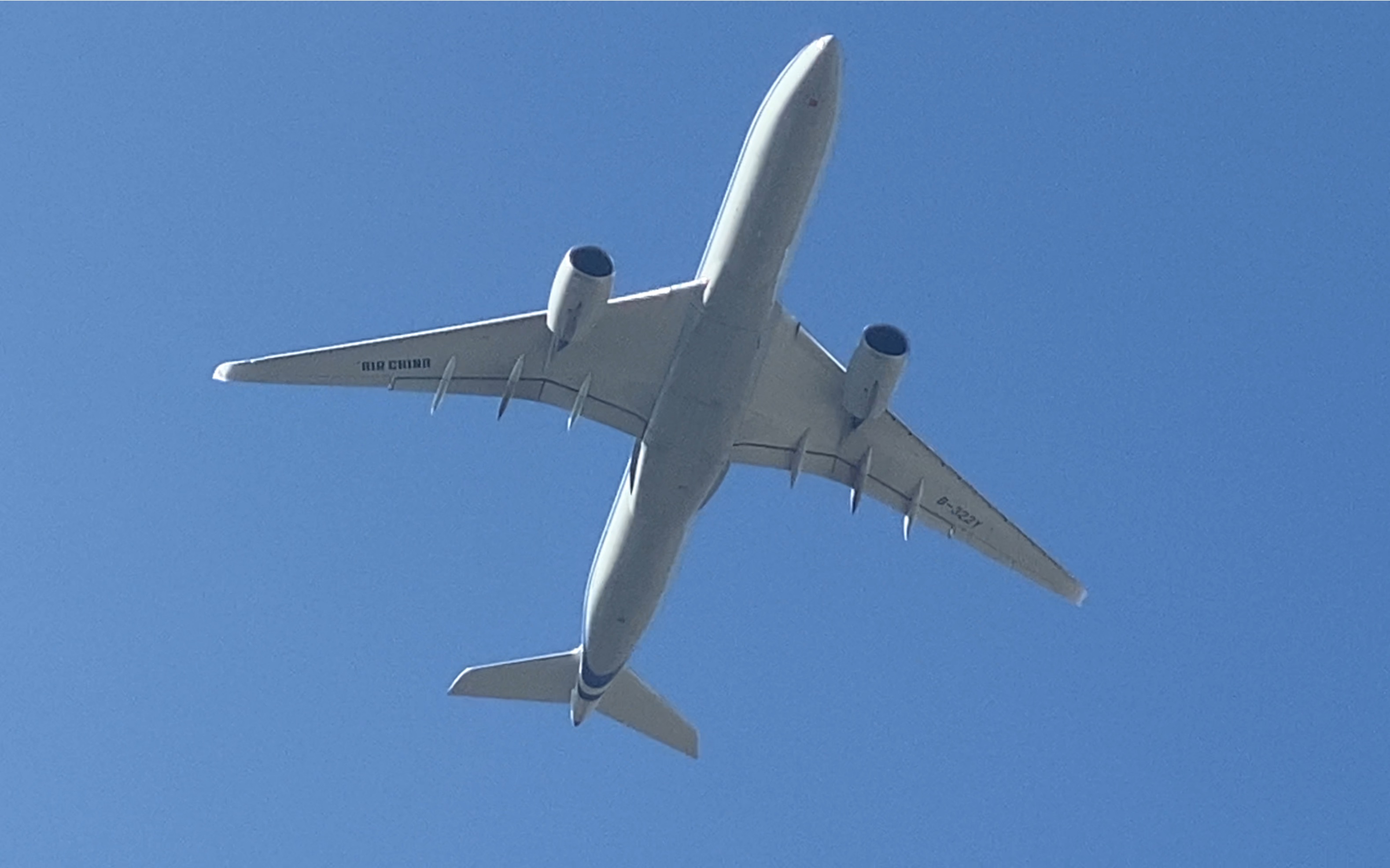 國航空客a350-900英國倫敦希思羅機場起飛