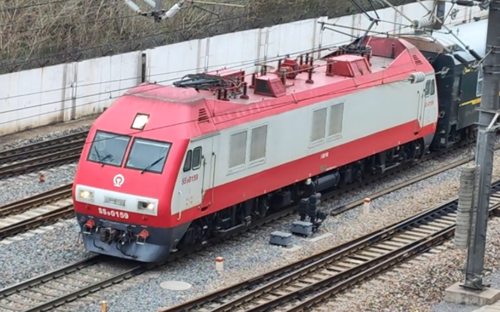 【中国铁路】ss9g烧酒 上局沪段0159 电力客车1462 京沪神车 肆道发车