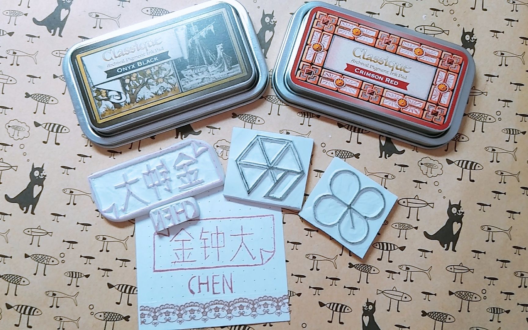 橡皮章〕关于exo―过程(up主史上线条最翻车……)_哔哩哔哩_bili