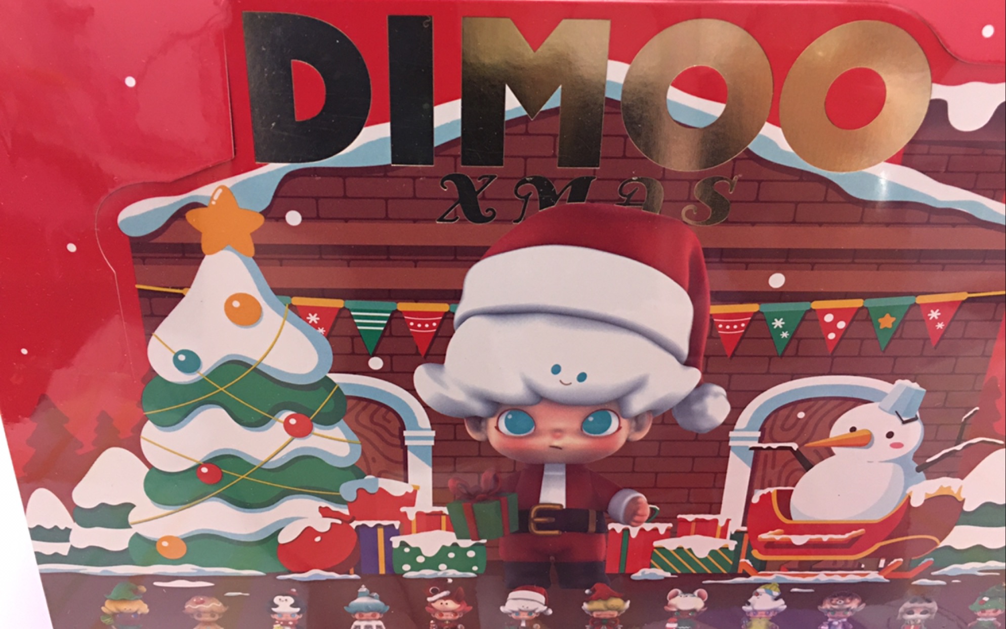 泡泡玛特 dimoo圣诞开箱