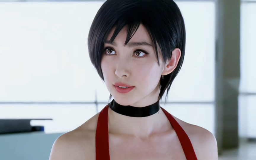 【生化危机】她一袭红裙真的太飒了,满足了我对艾达王的所有幻想