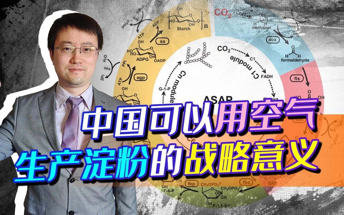 当中国可以用空气生产淀粉,等于掌握了人类的未来,美国落后了!哔哩哔哩bilibili