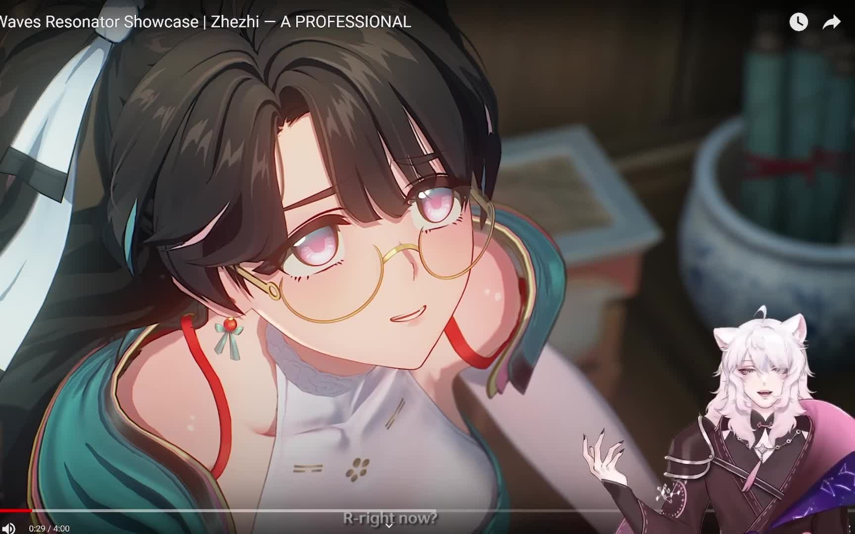 【鸣潮熟肉】外网虚拟主播silopunk小姐姐看折纸pv感