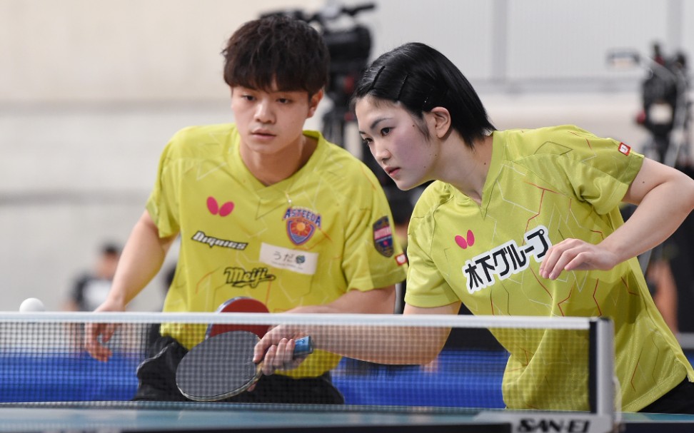 【2022全日本乒乓球锦标赛】混双第二轮 宇田幸矢/木原美悠vs松本知也