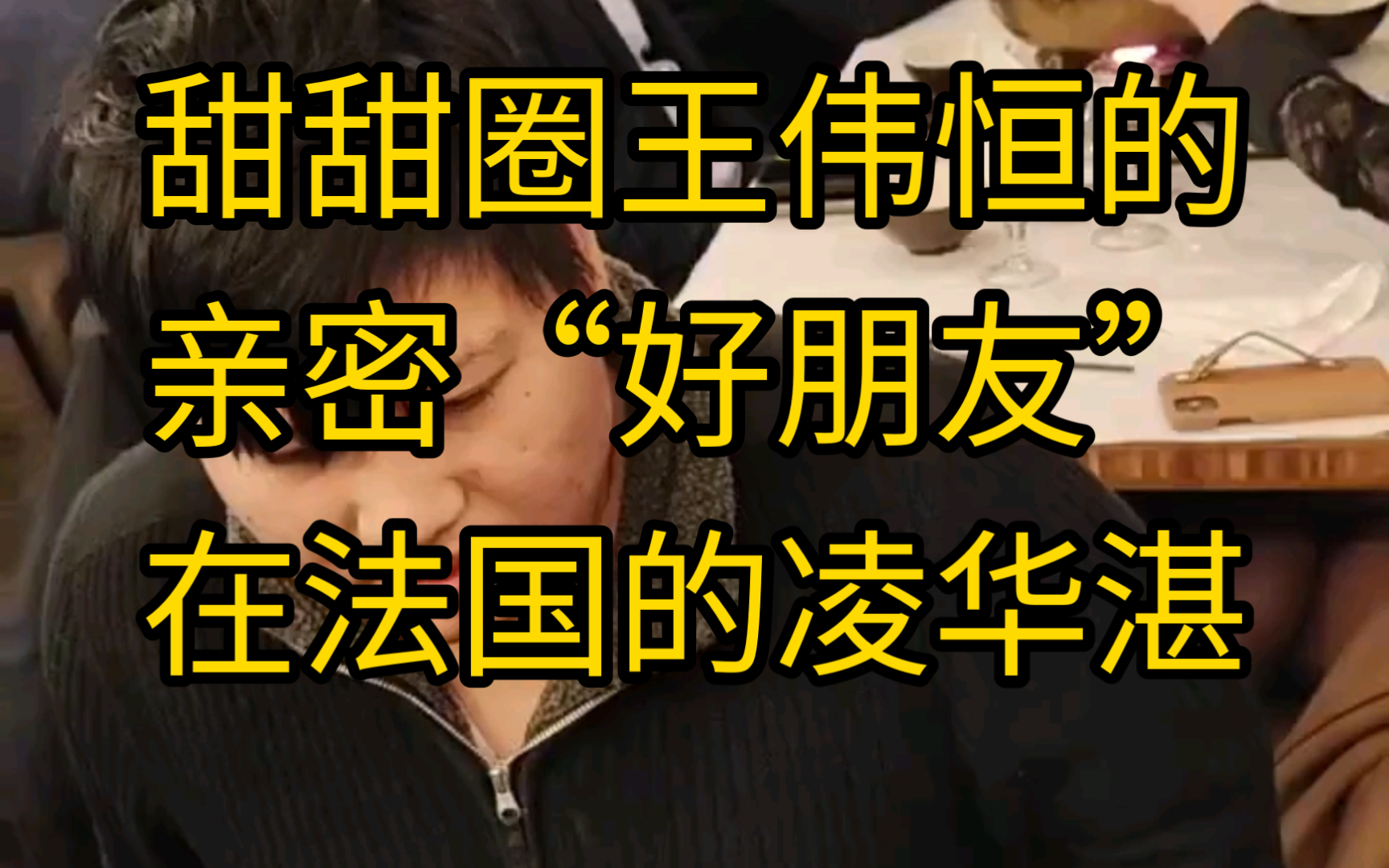 甜甜圈王伟恒的亲密“好朋友”,在法国的凌华湛哔哩哔哩bilibili