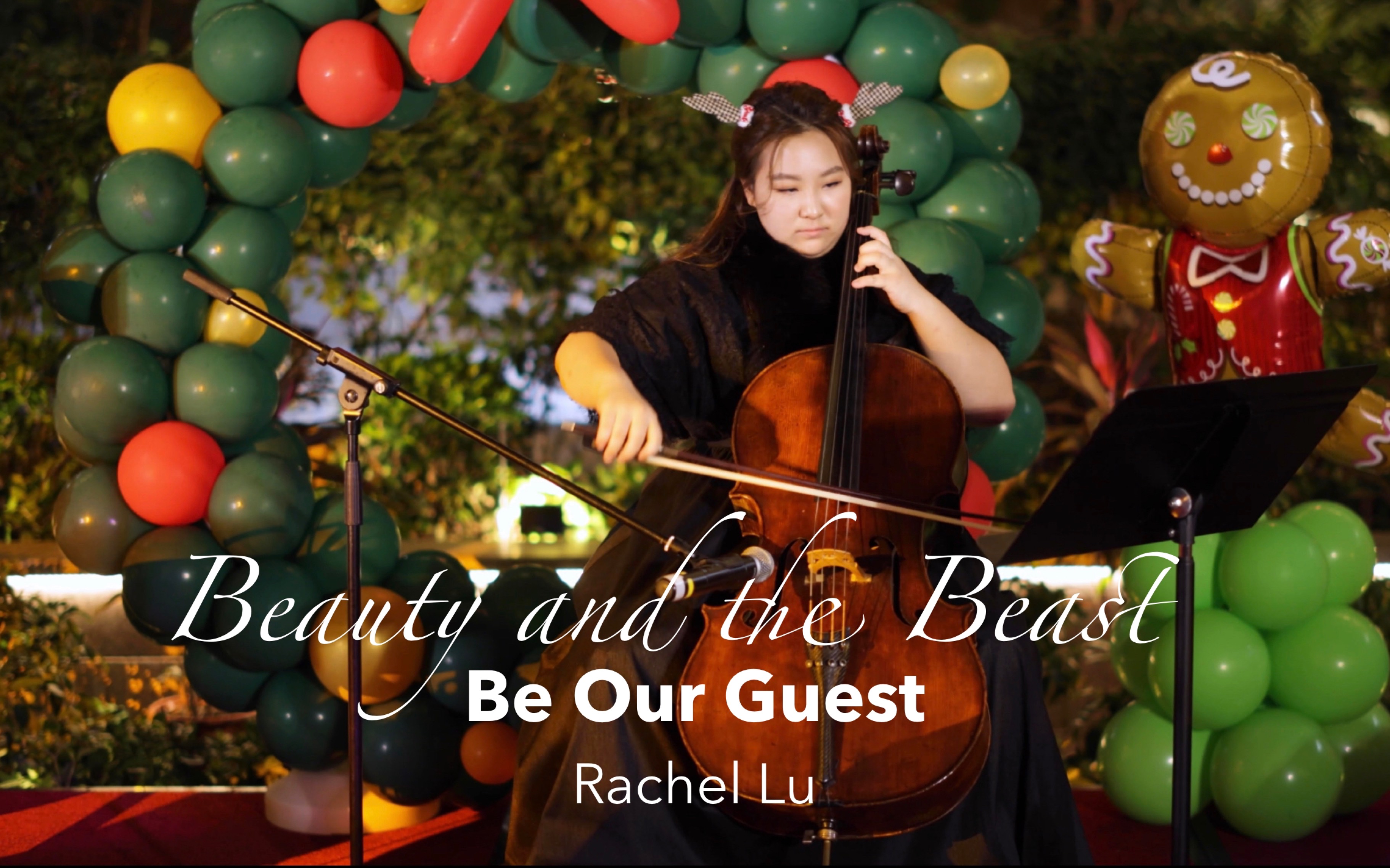 [图]美女與野獸 | Be Our Guest | 15岁 Rachel Lu