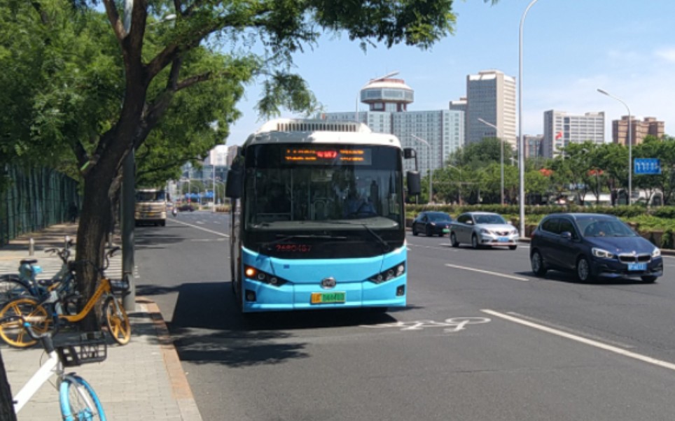 [北京公交]祥龙的线,恒基的车,专142路比亚迪k7g农业展览馆进出站