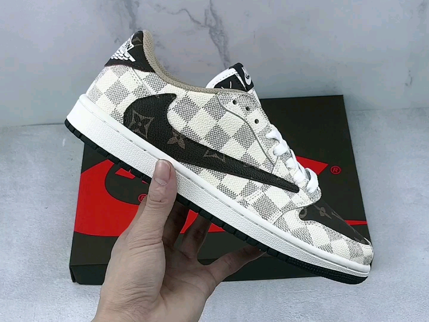 travis scott x air jordan 1 low lv配色ts 藤原浩三方聯名倒鉤緩排