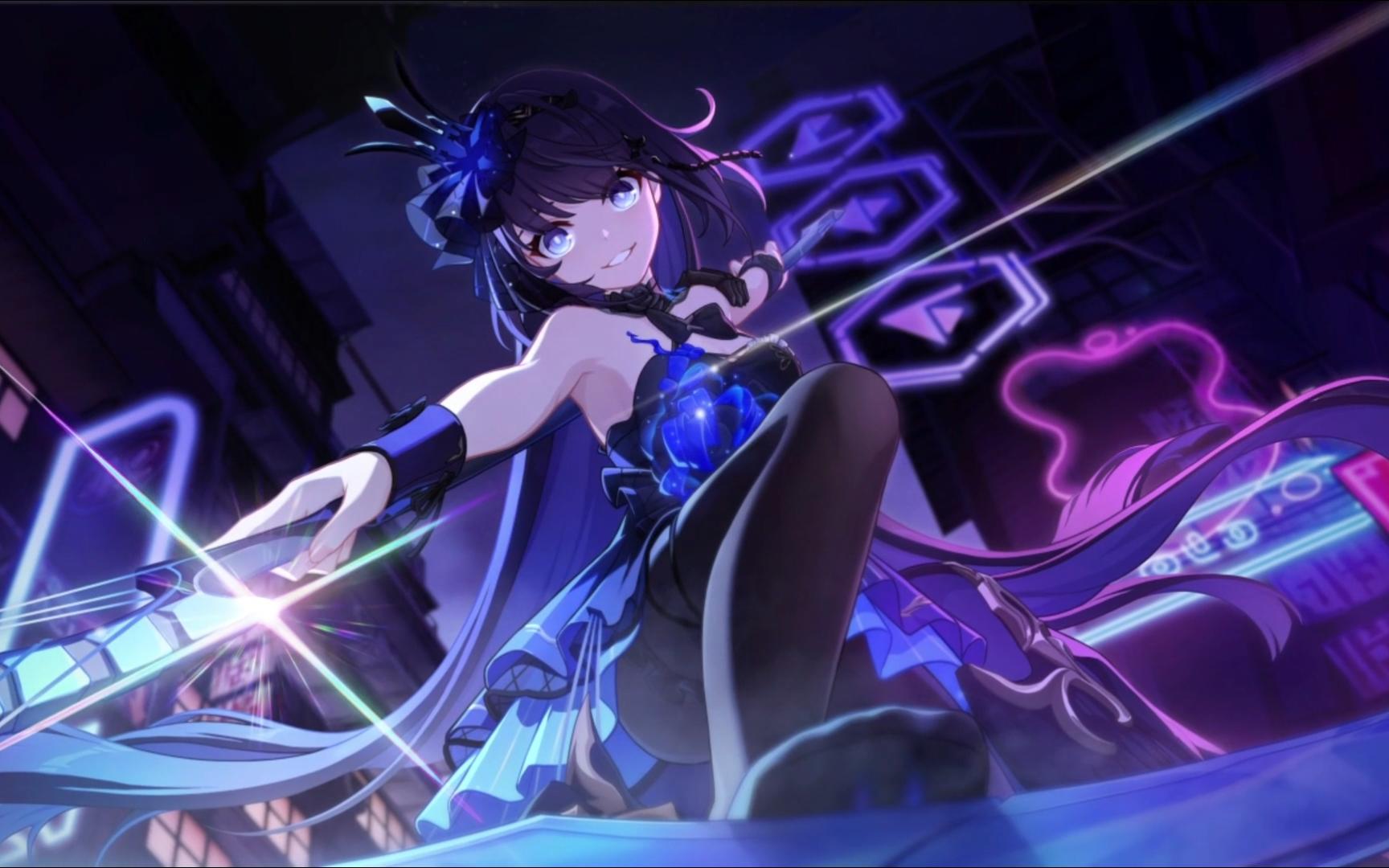 【崩坏3】帮派老大形态的希儿登场,这是黑希登了白希的号吧.