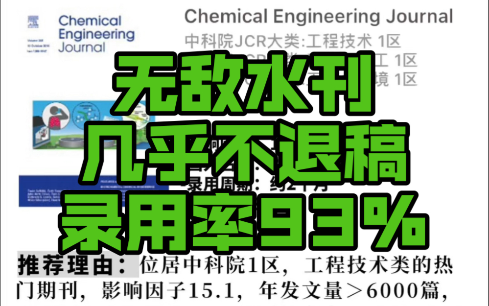 [图]【工程技术SCI】神仙水刊，录用率93%，2个月拿录用，又快有水的工程技术1区SCI