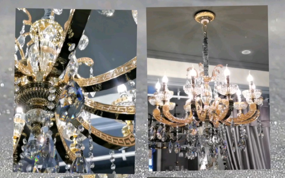 这样的水晶灯,哪个不喜欢呢#水晶吊灯#十堰灯饰 #大丰灯饰城 #漂不