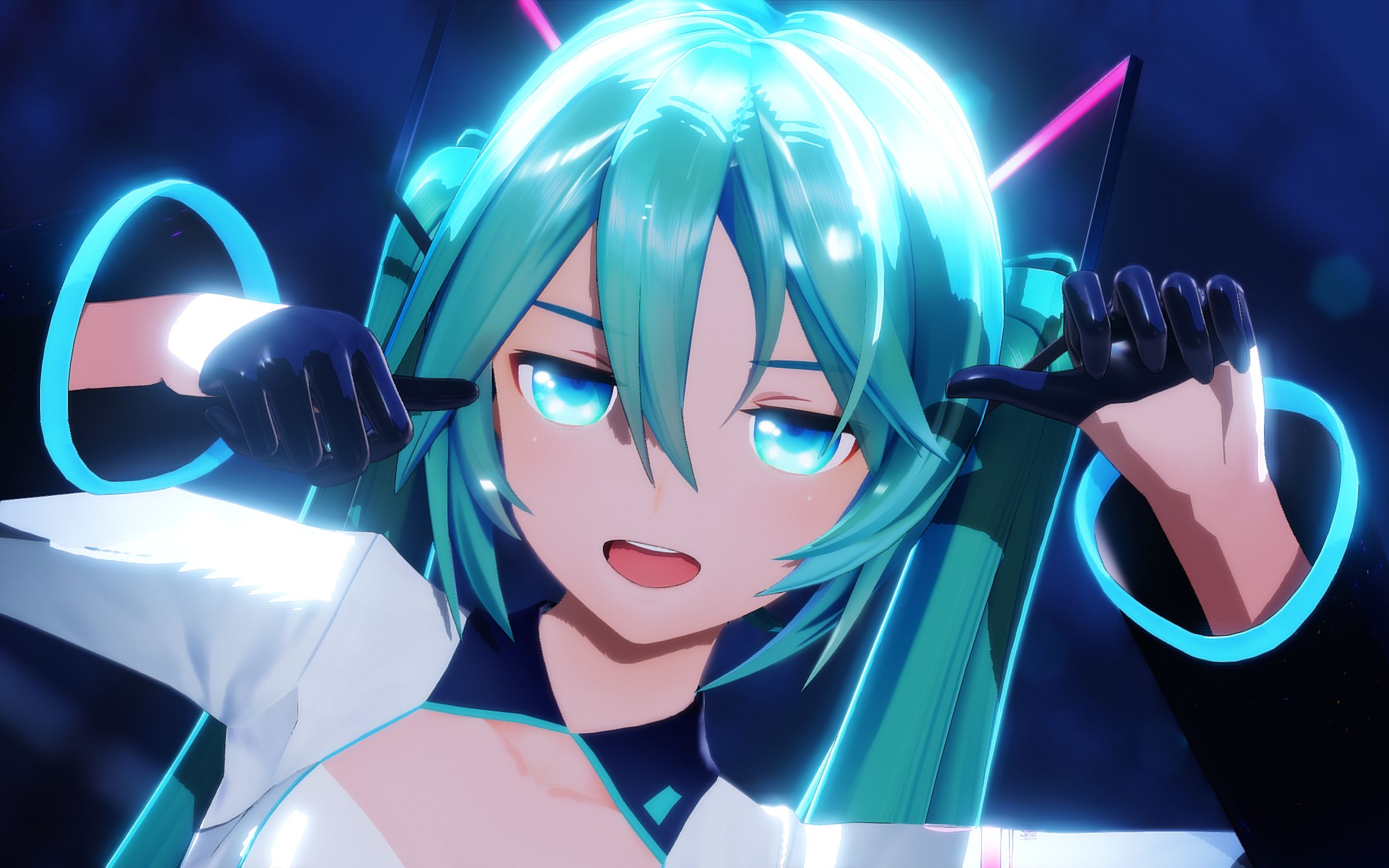 赛车初音 - Action-江凪白风-MMD-哔哩哔哩视频