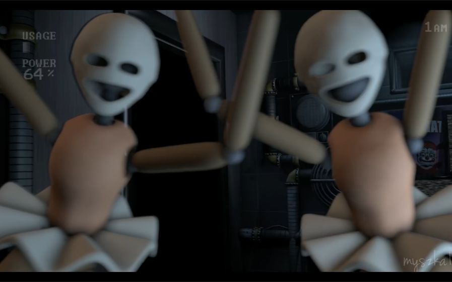 【sfm】fnaf—sister location custom night jumpscares