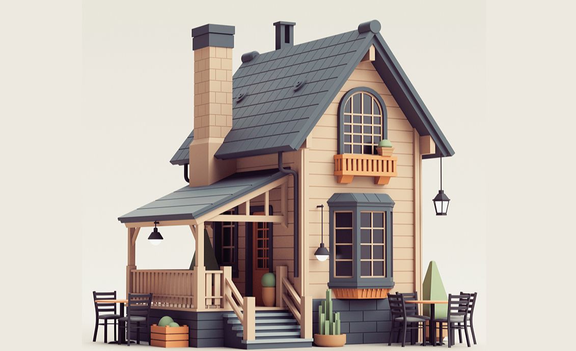 3dmax场景建模,风格化场景案例教学 从零开始教你制作场景模型,场景