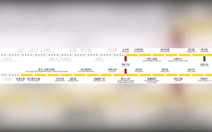 哈尔滨地铁3号线医大一院群力院区往返进出站实验报站哔哩哔哩bilibili