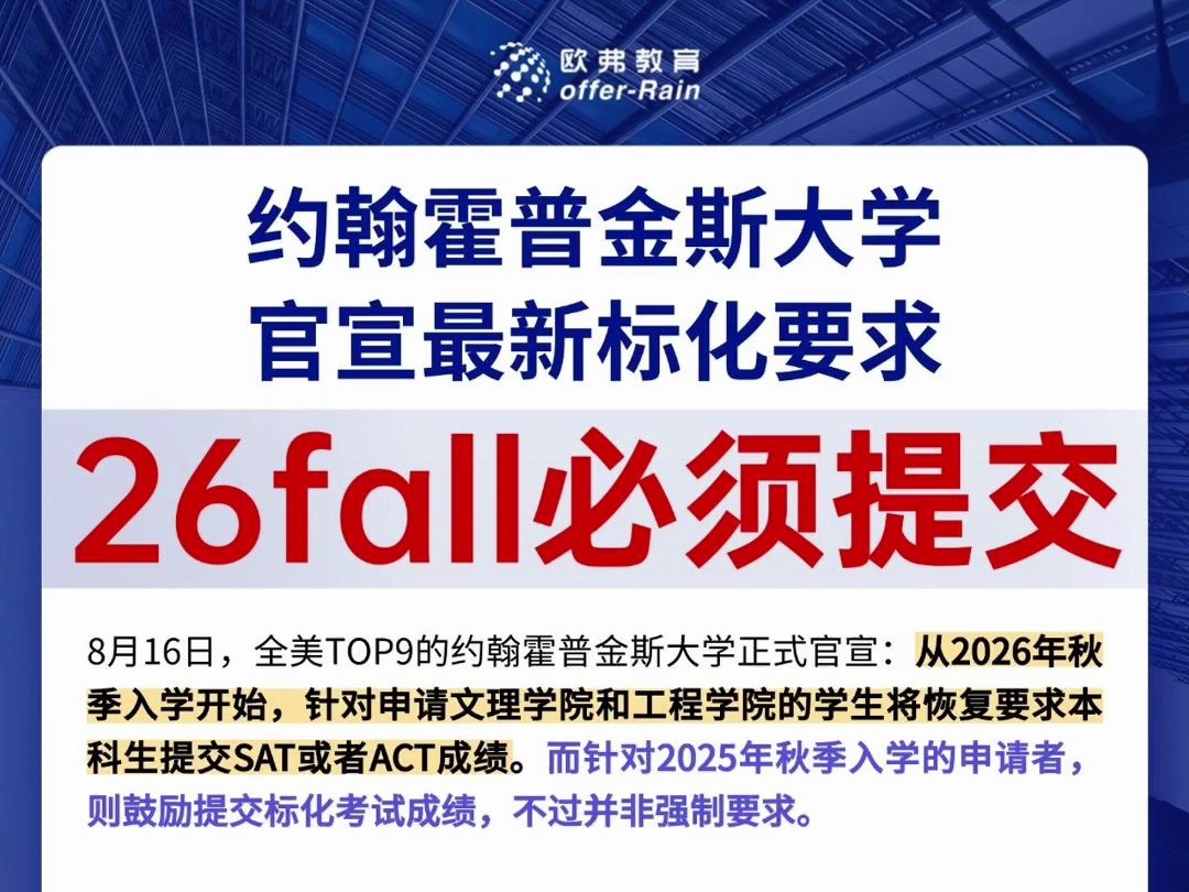 𐟒劈U更新标化要求!2026Fall起必须提交!哔哩哔哩bilibili