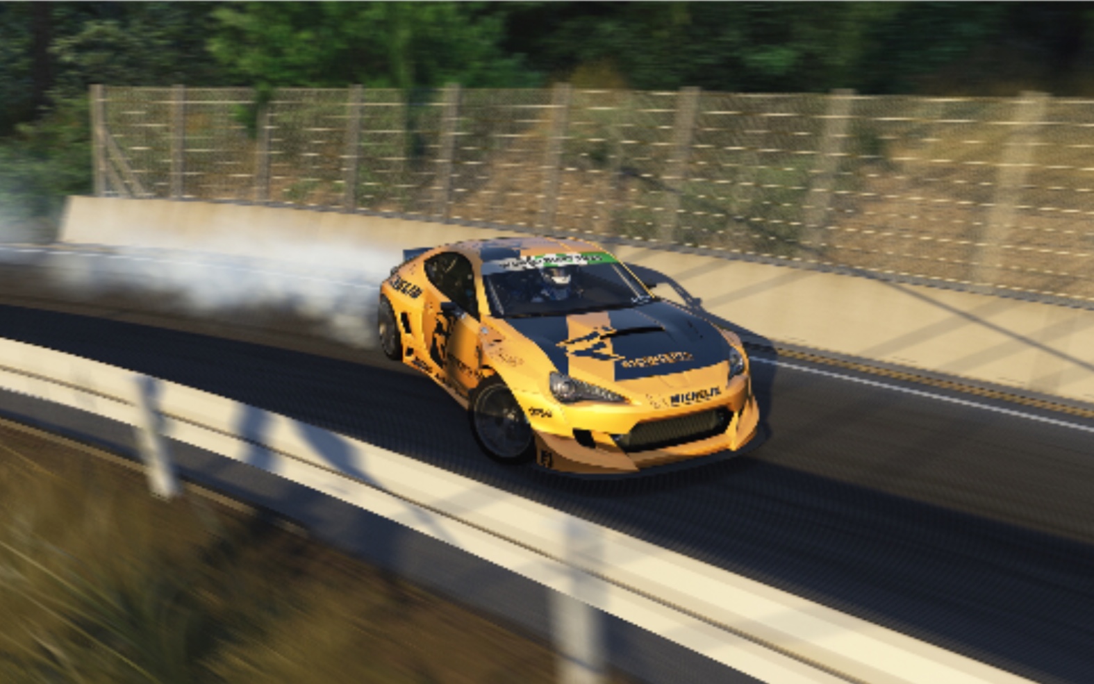 神力科莎丰田 gt86 山路尾追视角漂移