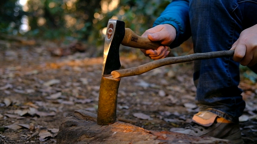 crkt小斧劈柴小试
