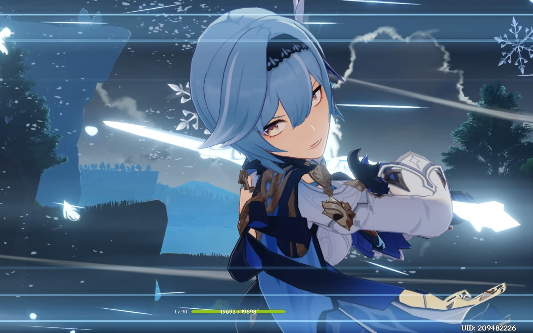 [原神]2.6深渊 优菈12层下半不凹连打满星 次数米游社可查 p2面板