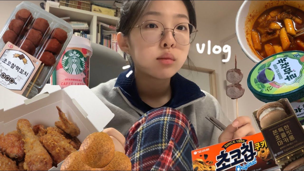 【Seoyeon】VLOG|吃播!!!|辣炒年糕串|巧克力年糕串|绿茶丸子𐟍ἦ›𒥥‡饼|2022.01.24哔哩哔哩bilibili