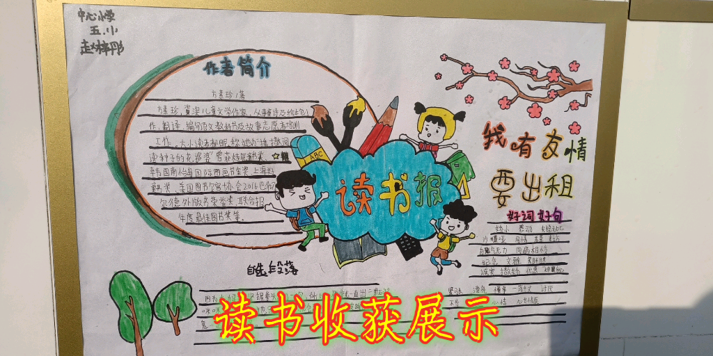 活动作品读书收获展示