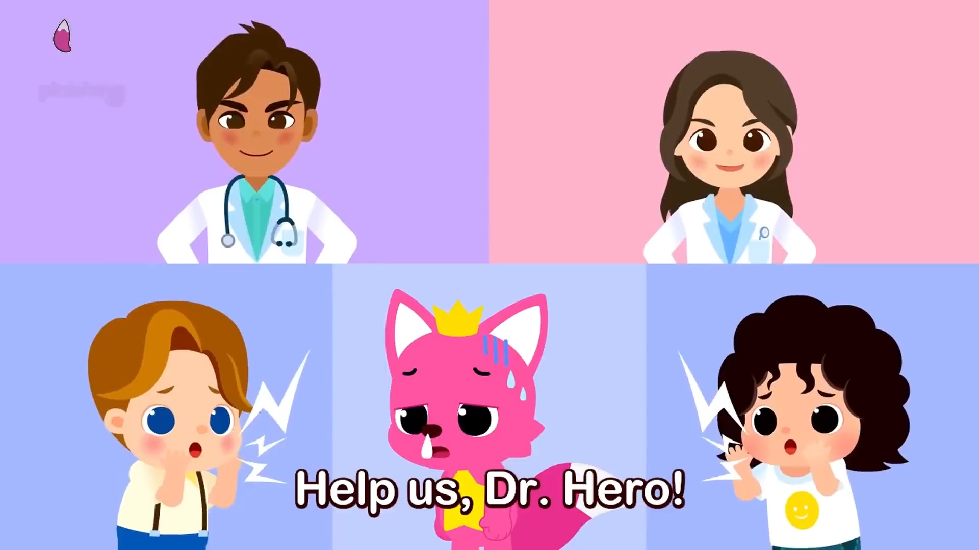 [图]p1碰碰狐英文儿歌VisitDr.HeroLet'sGoSeetheDoctor!StayHealthyPinkfong