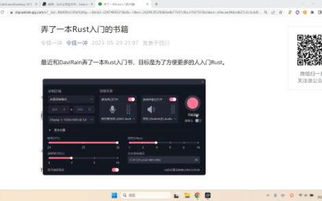 搞了一本Rust入门的书哔哩哔哩bilibili