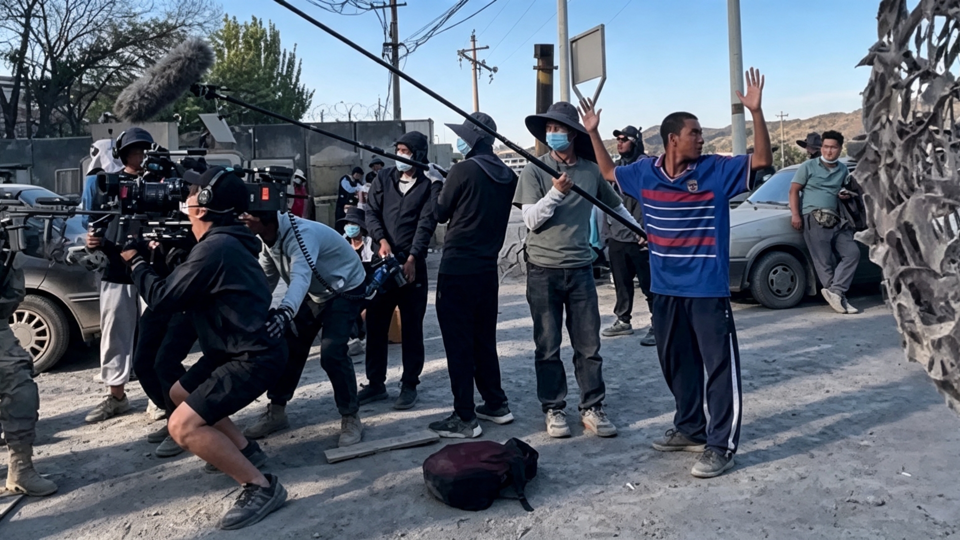 龙餐馆贾马尔书包炸弹戏份拍摄现场花絮