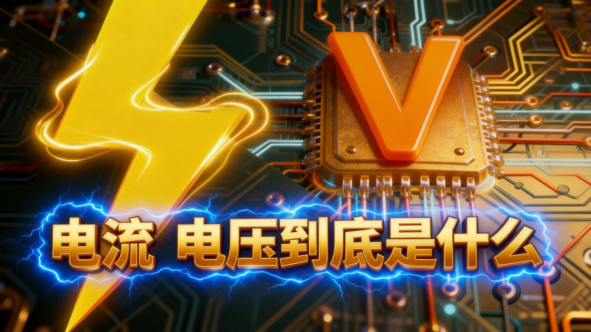 初中物理电学讲解，到底什么是电流和电压？