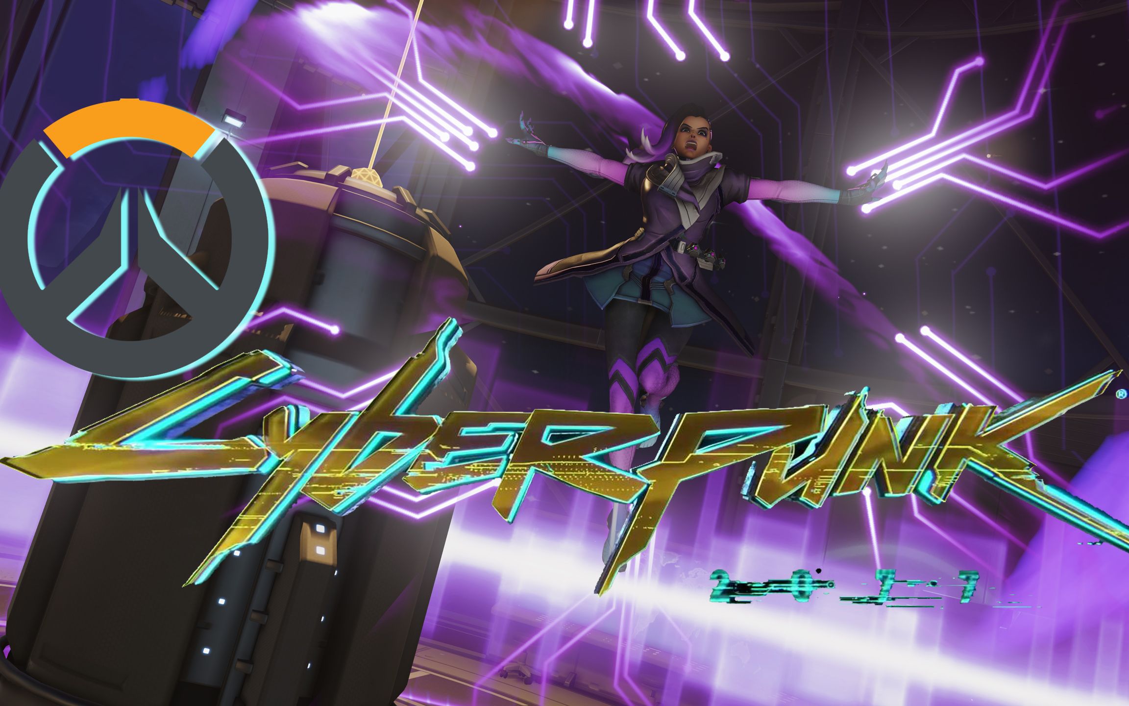 【赛博朋克2077】守望先锋–特供版!_哔哩哔哩_bilibili