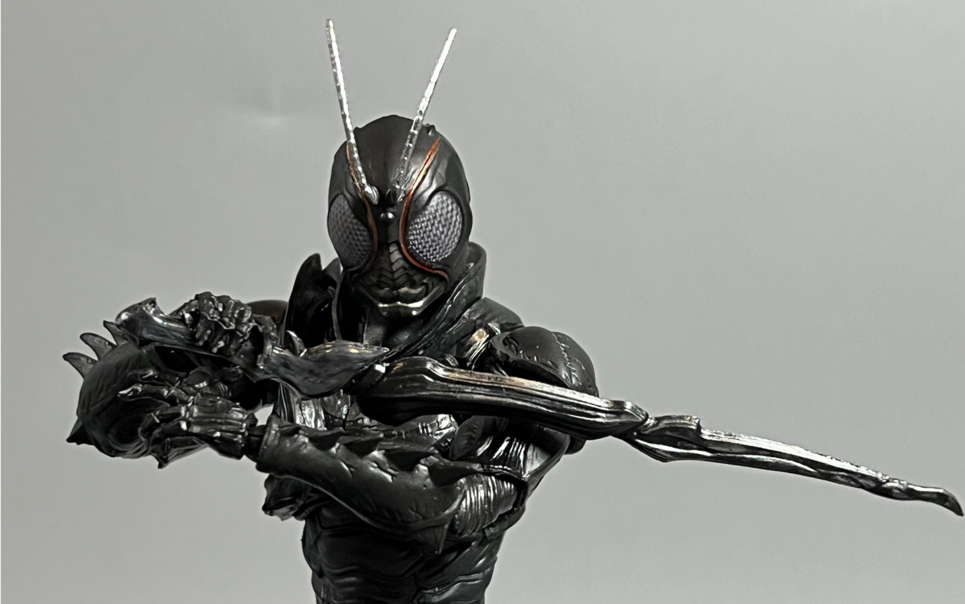 国产ko大盒子假面骑士黑日shf 大货开箱视频 ko黑日带地台版本 black