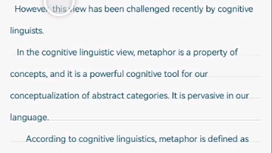 [图]语言学概论第10章。 Conceptual metaphor and metonomy.