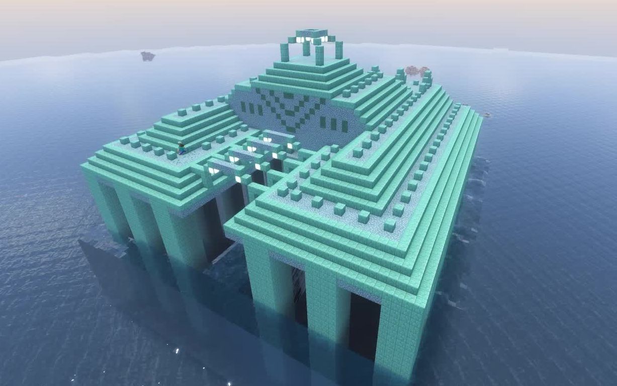 minecraft 2077年の海底神殿