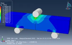 Download Video: Abaqus_基于XFEM无预制裂纹的三点弯曲