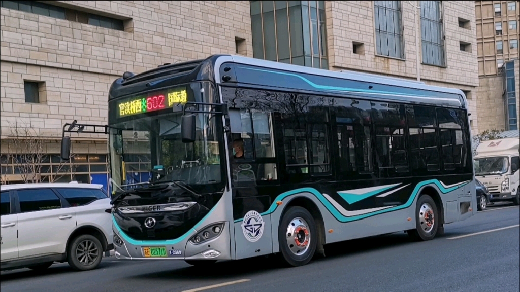 [苏州公交运营实录-8]苏州公交集团六分公司602路盘毂蔚蓝klq6856gae